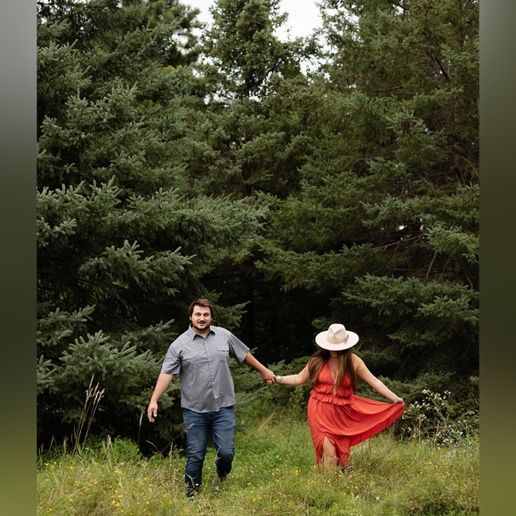 Dress the Population Athena Fit & Flare Maxi Dress- Size XL - Picture 4 of 5